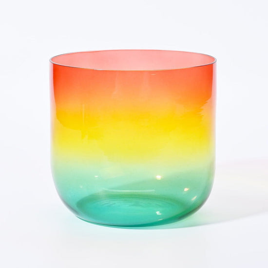 Alchemy Clear Rainbow C Note Crystal Singing Bowl - clear rainbow bowl - On sale